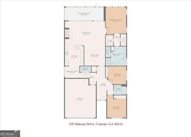 Welcome to this beautifully maintained 3BR/2BA, 1,937 sq ft on The Fairways at Laurel Canyon in Georgia - for sale on GolfHomes.com, golf home, golf lot