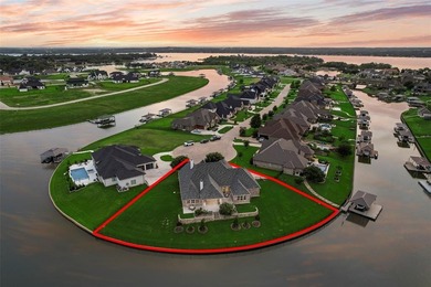 This stunning custom-built, single-story 4-bedroom, 3-bath on The Golf Club at Resort Eagle Mountain Lake in Texas - for sale on GolfHomes.com, golf home, golf lot