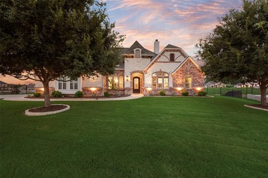 This stunning custom-built, single-story 4-bedroom, 3-bath on The Golf Club at Resort Eagle Mountain Lake in Texas - for sale on GolfHomes.com, golf home, golf lot