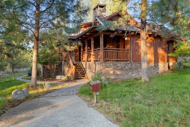 Beautiful custom log home located in the prestigious Bitterroot on Stock Farm Club in Montana - for sale on GolfHomes.com, golf home, golf lot