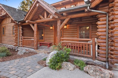 Beautiful custom log home located in the prestigious Bitterroot on Stock Farm Club in Montana - for sale on GolfHomes.com, golf home, golf lot