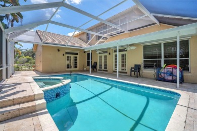 Corner Lot! Beautiful Pool and Lakefront View. Porcelain and on Winston Trails Golf Course in Florida - for sale on GolfHomes.com, golf home, golf lot