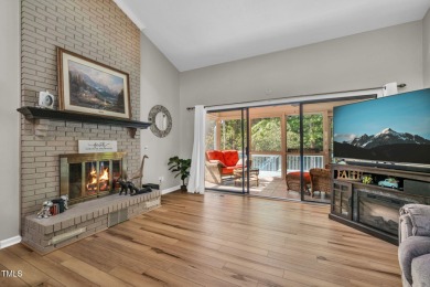 Discover this adorable 3-bedroom, 2-bath cottage tucked away on on Carolina Trace Country Club in North Carolina - for sale on GolfHomes.com, golf home, golf lot