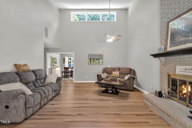 Discover this adorable 3-bedroom, 2-bath cottage tucked away on on Carolina Trace Country Club in North Carolina - for sale on GolfHomes.com, golf home, golf lot