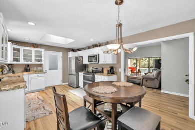 Discover this adorable 3-bedroom, 2-bath cottage tucked away on on Carolina Trace Country Club in North Carolina - for sale on GolfHomes.com, golf home, golf lot