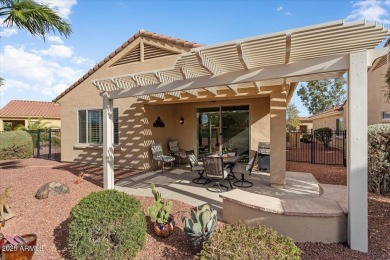 Move right in to this furnished Golf villa with a double fairway on Corte Bella Golf Club in Arizona - for sale on GolfHomes.com, golf home, golf lot