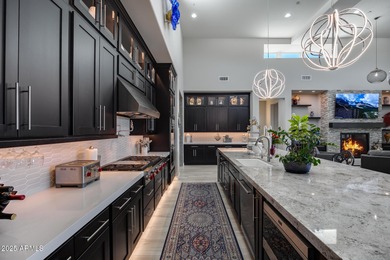 A true luxury retreat-where sweeping mountain views, exceptional on Blackstone Country Club in Arizona - for sale on GolfHomes.com, golf home, golf lot