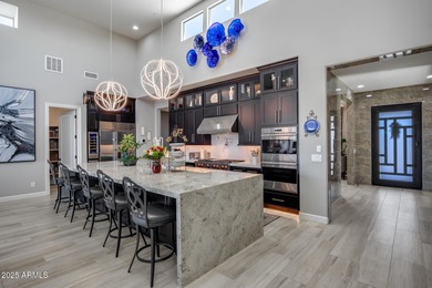 A true luxury retreat-where sweeping mountain views, exceptional on Blackstone Country Club in Arizona - for sale on GolfHomes.com, golf home, golf lot