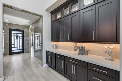 A true luxury retreat-where sweeping mountain views, exceptional on Blackstone Country Club in Arizona - for sale on GolfHomes.com, golf home, golf lot