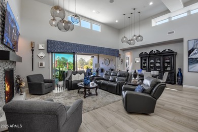 A true luxury retreat-where sweeping mountain views, exceptional on Blackstone Country Club in Arizona - for sale on GolfHomes.com, golf home, golf lot