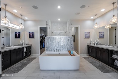 A true luxury retreat-where sweeping mountain views, exceptional on Blackstone Country Club in Arizona - for sale on GolfHomes.com, golf home, golf lot