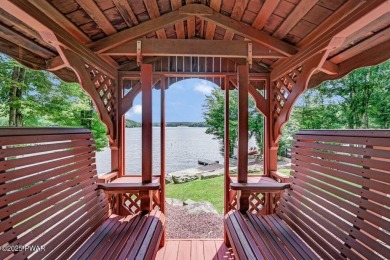 Roamingwood Lakefront Home with Stunning Straight-On Views - on The Hideout Golf in Pennsylvania - for sale on GolfHomes.com, golf home, golf lot