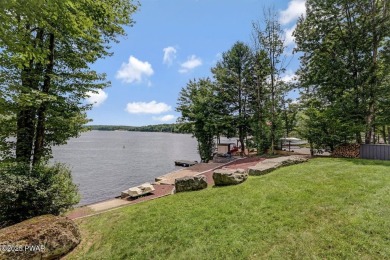 Roamingwood Lakefront Home with Stunning Straight-On Views - on The Hideout Golf in Pennsylvania - for sale on GolfHomes.com, golf home, golf lot