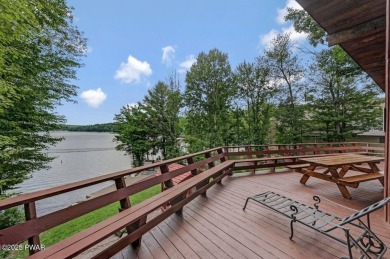 Roamingwood Lakefront Home with Stunning Straight-On Views - on The Hideout Golf in Pennsylvania - for sale on GolfHomes.com, golf home, golf lot