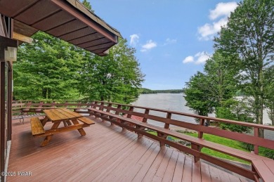Roamingwood Lakefront Home with Stunning Straight-On Views - on The Hideout Golf in Pennsylvania - for sale on GolfHomes.com, golf home, golf lot