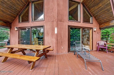 Roamingwood Lakefront Home with Stunning Straight-On Views - on The Hideout Golf in Pennsylvania - for sale on GolfHomes.com, golf home, golf lot