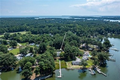 Fabulous views on Indian Creek with protected deep water just on Indian Creek Yacht and Country Club in Virginia - for sale on GolfHomes.com, golf home, golf lot