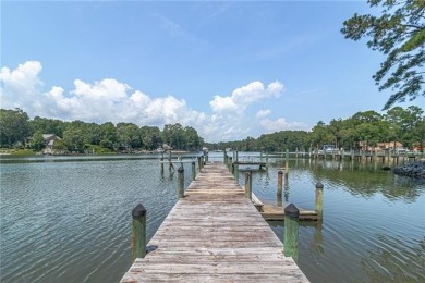 Fabulous views on Indian Creek with protected deep water just on Indian Creek Yacht and Country Club in Virginia - for sale on GolfHomes.com, golf home, golf lot