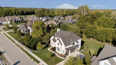 This stunning residence in the gated section of Chatham Hills on Chatham Hills Golf Course in Indiana - for sale on GolfHomes.com, golf home, golf lot