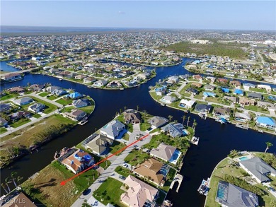 Beautiful Gulf Access Lot with a wide canal view in a Cul de sac on Royal Tee Country Club in Florida - for sale on GolfHomes.com, golf home, golf lot