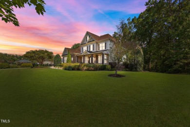This spacious 6,785 square foot home with 5 bedrooms, 5 full on Hasentree Club in North Carolina - for sale on GolfHomes.com, golf home, golf lot