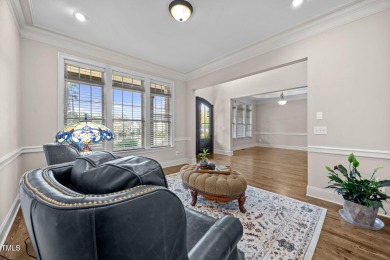 This spacious 6,785 square foot home with 5 bedrooms, 5 full on Hasentree Club in North Carolina - for sale on GolfHomes.com, golf home, golf lot