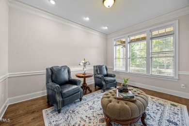 This spacious 6,785 square foot home with 5 bedrooms, 5 full on Hasentree Club in North Carolina - for sale on GolfHomes.com, golf home, golf lot