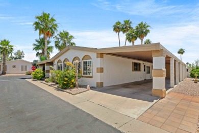 RARE CORNER SITE!  This lovely 2-bedroom, 2-bath home, spanning on Painted Mountain Golf Club in Arizona - for sale on GolfHomes.com, golf home, golf lot