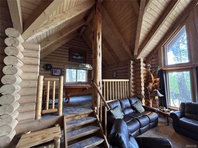 Beautiful 3-bedroom, 2-bath true full log cabin located directly on Big Bear Mountain Ski and Golf Resort in California - for sale on GolfHomes.com, golf home, golf lot