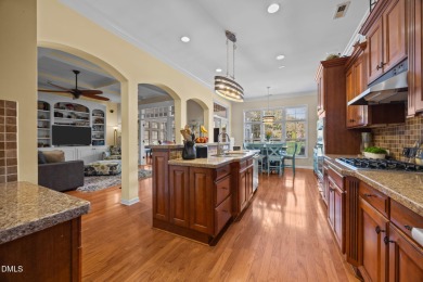 Gorgeous home in the resort style community of Heritage at Wake on Heritage Golf Club in North Carolina - for sale on GolfHomes.com, golf home, golf lot