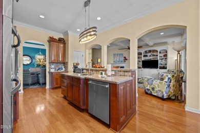 Gorgeous home in the resort style community of Heritage at Wake on Heritage Golf Club in North Carolina - for sale on GolfHomes.com, golf home, golf lot