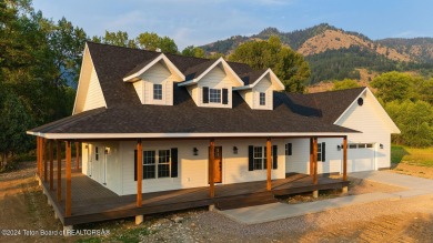 Stunning custom-built home located in the beautiful Star Valley on Star Valley RV Golf Course in Wyoming - for sale on GolfHomes.com, golf home, golf lot