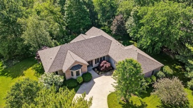 Gorgeous, open concept ranch home with finished walkout basement on Eagle Glen Golf Club in Indiana - for sale on GolfHomes.com, golf home, golf lot