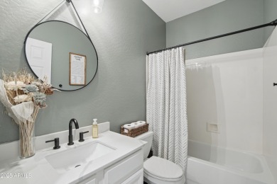 Welcome home! This beautiful move-in-ready, single-story home is on Estrella Mountain Ranch Golf Course in Arizona - for sale on GolfHomes.com, golf home, golf lot