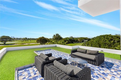 NEW 2024 BUILD LUXURY MODERN DECO ESTATE ON THE ONLY CORNER LOT on Miami Beach Golf Club in Florida - for sale on GolfHomes.com, golf home, golf lot