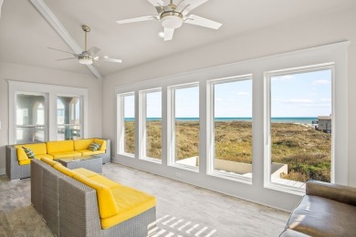 Outstanding Gulf views will amaze you from this 3 story home on Palmilla Beach Golf Club in Texas - for sale on GolfHomes.com, golf home, golf lot