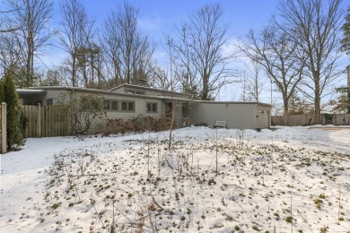 An exciting 1953 true mid-century modern one level home with on New Haven Country Club in Connecticut - for sale on GolfHomes.com, golf home, golf lot