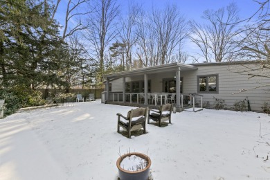 An exciting 1953 true mid-century modern one level home with on New Haven Country Club in Connecticut - for sale on GolfHomes.com, golf home, golf lot