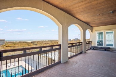 Outstanding Gulf views will amaze you from this 3 story home on Palmilla Beach Golf Club in Texas - for sale on GolfHomes.com, golf home, golf lot