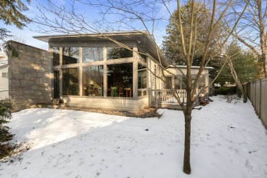 An exciting 1953 true mid-century modern one level home with on New Haven Country Club in Connecticut - for sale on GolfHomes.com, golf home, golf lot