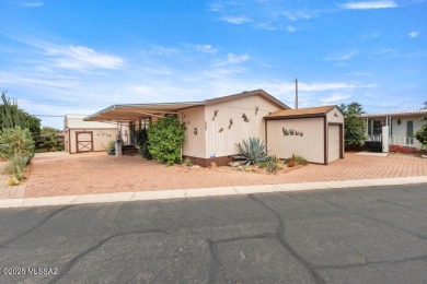 Beautiful newer 2012 Cavco, fully furnished, great mountain on Tucson Estates Golf Course in Arizona - for sale on GolfHomes.com, golf home, golf lot