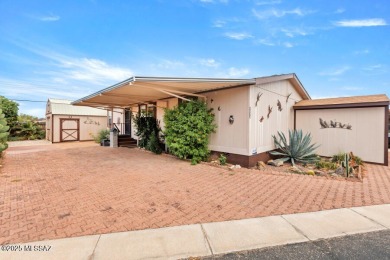 Beautiful newer 2012 Cavco, fully furnished, great mountain on Tucson Estates Golf Course in Arizona - for sale on GolfHomes.com, golf home, golf lot