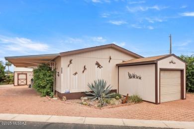 Beautiful newer 2012 Cavco, fully furnished, great mountain on Tucson Estates Golf Course in Arizona - for sale on GolfHomes.com, golf home, golf lot