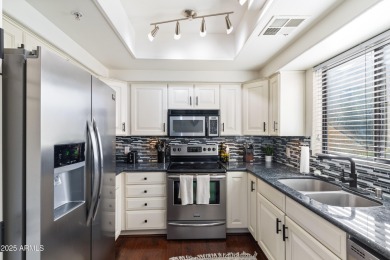 Discover this beautifully remodeled 3 bedroom, 2 bathroom condo on Scottsdale Silverado Golf Club in Arizona - for sale on GolfHomes.com, golf home, golf lot