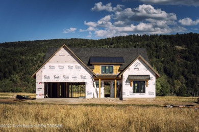 New construction underway on a custom site in Teton Reserve on Headwaters Club At Teton Springs in Idaho - for sale on GolfHomes.com, golf home, golf lot
