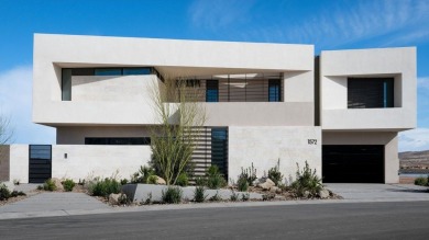 This design pays great attention to the entry procession on Reflection Bay Golf Club in Nevada - for sale on GolfHomes.com, golf home, golf lot