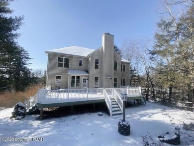 This MAJESTIC home with STUNNING views offers 5 bedrooms, 4 on Country Club of the Poconos Golf Course in Pennsylvania - for sale on GolfHomes.com, golf home, golf lot