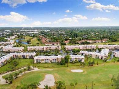 Wake up to gorgeous golf course sunsets in this furnished 2-bed on Quail Run Golf Club In Naples in Florida - for sale on GolfHomes.com, golf home, golf lot