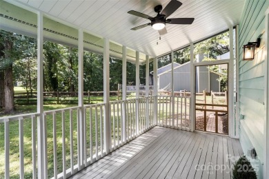 PRIMARY bedroom on the MAIN and on a GOLF COURSE! Unique on Raintree Country Club in North Carolina - for sale on GolfHomes.com, golf home, golf lot
