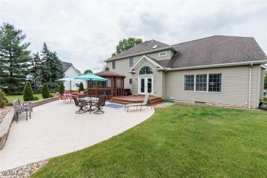 Welcome to this stunning 4-bedroom, 3.5-bath Colonial nestled in on Fox Meadow Country Club in Ohio - for sale on GolfHomes.com, golf home, golf lot